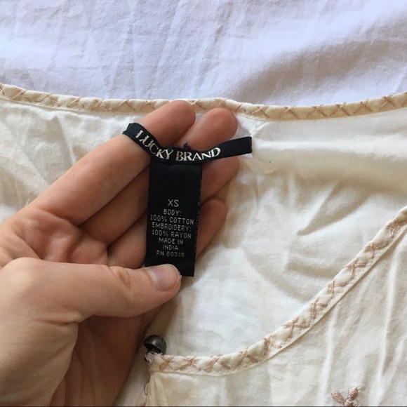 SOLD✖️ Lucky Brand Peasant Blouse - Picture 5 of 7